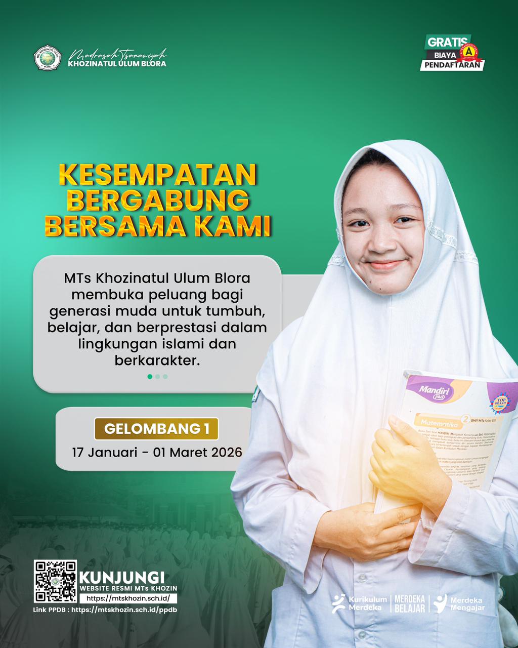 Kesempatan Bergabung Bersama Kami