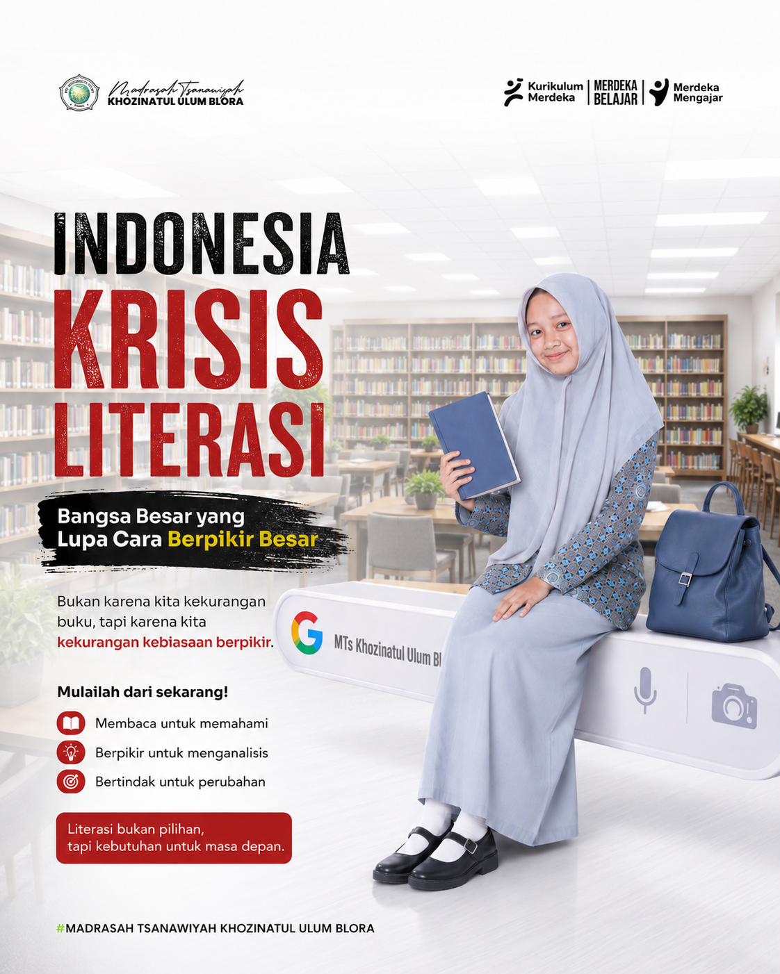 Indonesia Krisis Literasi: Bangsa Besar yang Lupa Cara Berpikir Besar