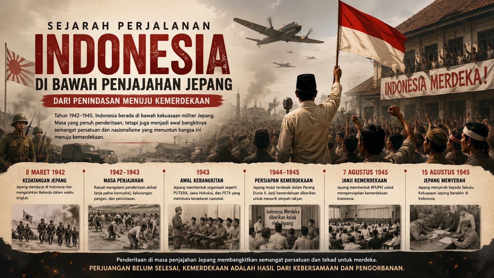 Sejarah singkat kemerdekaan Indonesia